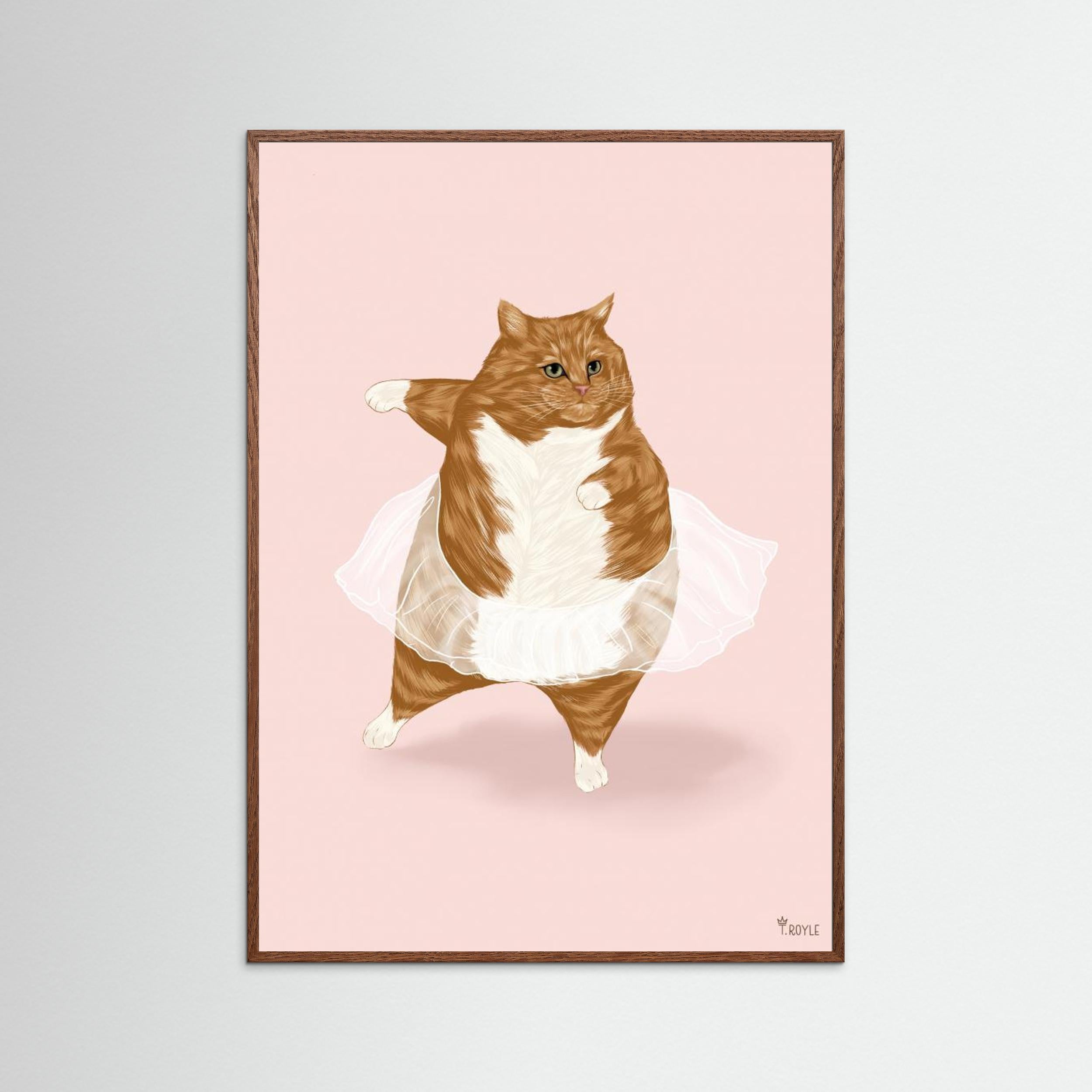 Ballet Cat - 'I can do anything I dream of' by Tara Royle